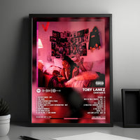Tory Lanez "Chixtape 5" Album Cover Poster - with Complete Tracklist
