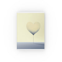 Hardback Journal With Minimalist Heart Aesthetic – Lined, Unlined, Or Graph Pages