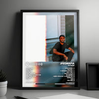 Jpegmafia "Veteran" Album Cover Poster - with Complete Tracklist