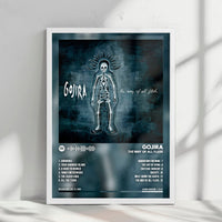 Gojira "The Way of All Flesh" Album Cover Poster - with Complete Tracklist
