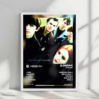 Slowdive "Souvlaki" Album Cover Poster - with Complete Tracklist