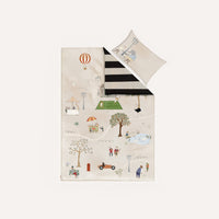 Follies in the Park - Whimsical Reversible Bedding Collection