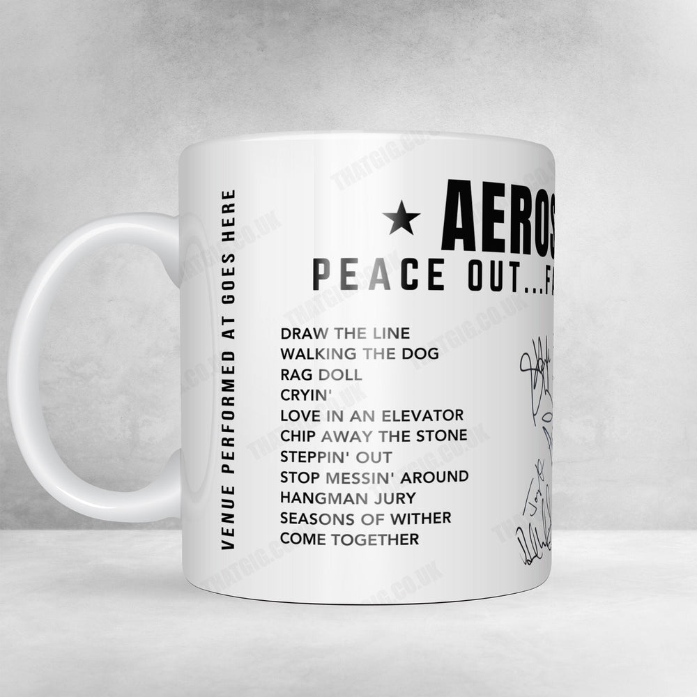 Aerosmith Setlist Mug - Donington Park, Download Festival - June 11, 2017