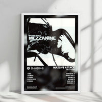 Massive Attack "Mezzanine" Album Cover Poster - with Complete Tracklist