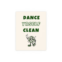LCD Soundsystem - Dance Yrself Clean (Off-white + Green)