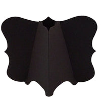 24 x Black Elegant Place Cards, Perfect for Stylish Weddings & Parties. Tableware UK Card Crafts