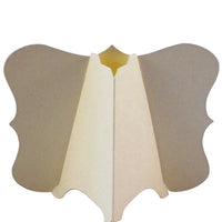 24 x Hammered Ivory Elegant Place Cards, Perfect for Stylish Weddings & Parties. Tableware UK Card Crafts