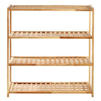Parker Walnut Wood Bathe Four Tier Shoe