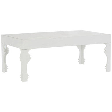 Luis White High Gloss Finish Coffee Table