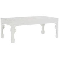 Luis White High Gloss Finish Coffee Table
