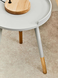 Viborg Grey Small Round Side Table