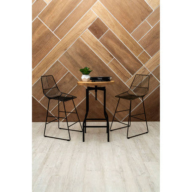 New Foundry Ash Veneer Bar Table