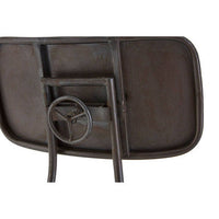 New Foundry Fir Wood And Metal Bar Chair