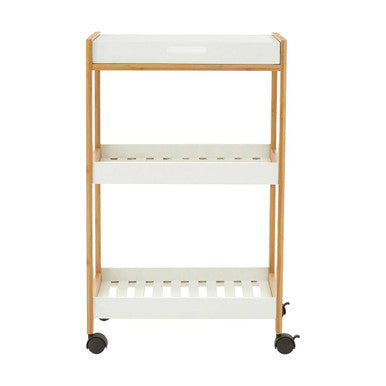 Nostra 3 Tiers Shelf Unit With Wheels