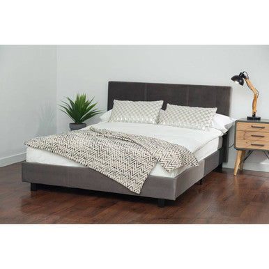 Napoli Grey King Bed