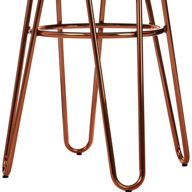 District Faux Fur Hairpin Stool