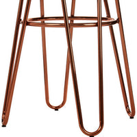 District Faux Fur Hairpin Stool