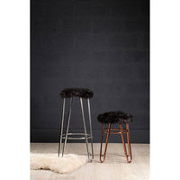 District Black Bar Stool