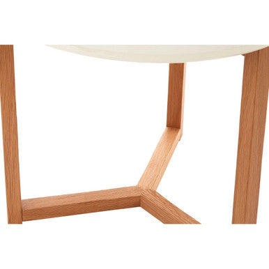 Nostra Set Of 3 Side Tables With White Tops