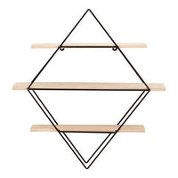 Brixton 3 Tier Rhombus Shelves