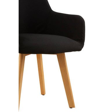 Stockholm Black Leisure Chair