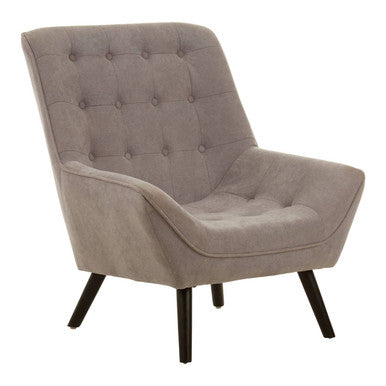Stockholm Grey Curved Chair