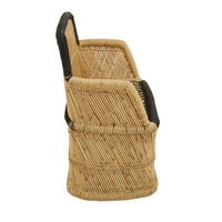 Rowan Two Seater Natural And Black Sofa