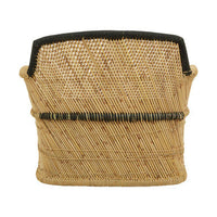 Rowan Two Seater Natural And Black Sofa