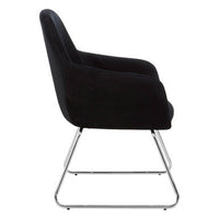 Stockholm Black Fabric Chair