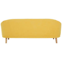 Holland Yellow Linen Sofa