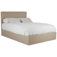 Hannah Beige Ottoman Double Bed