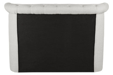 Edison Light Grey Ottoman Double Bed