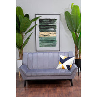 Savina 2 Seat Grey Sofa