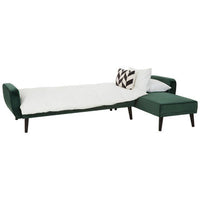 Serene 3 Seat Green Sofa Bed