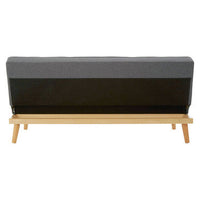 Stockholm 3 Seat Grey Sofa Bed