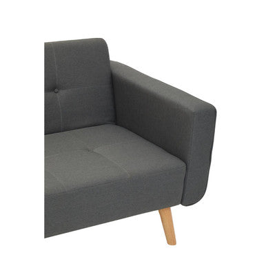 Hansa Hagen Grey Large Corner Sofa Bed