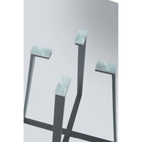 Metropolitan Matte Black Lattice Dining Table