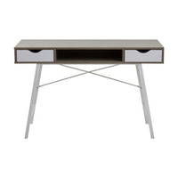 Bradbury Two Drawer Light Oak Veneer Desk