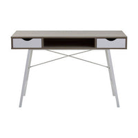 Bradbury Two Drawer Light Oak Veneer Desk