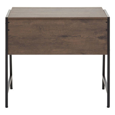 Bradbury Dark Oak Veneer Desk