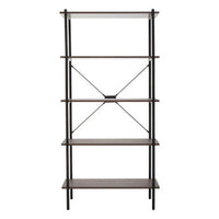 Bradbury Five Tier Dark Oak Shelf Unit