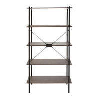 Bradbury Five Tier Dark Oak Shelf Unit
