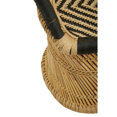 Rowan Natural And Black Chair And Stool