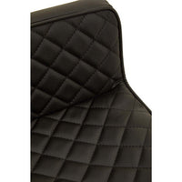 Baina Black And Gold Bar Stool With Square Base