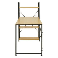 Laxton Light Yellow Desk With Shelves