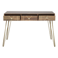 Flori Three Drawer Desk