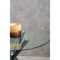 Salford Dining Table With Grey Metal Legs