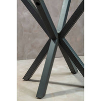 Salford Dining Table With Grey Metal Legs