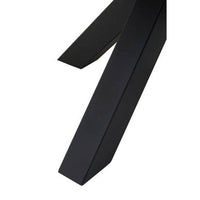 Salford Wood Veneer Top Dining Table With Black Metal Legs