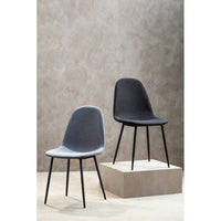 Salford Grey Fabric Dining Chair